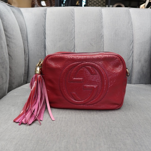 Gucci Pink Crossbody Bag with Tassel - Picture 2 of 13